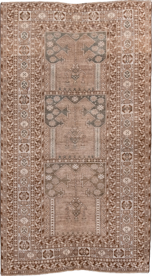 Antique Afghan Area Rug (3' x 6')